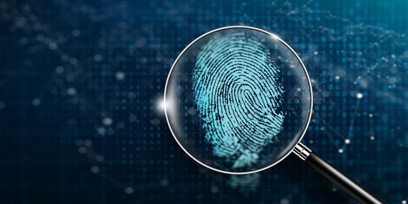 Ein digitaler Fingerabdruck unter der Lupe