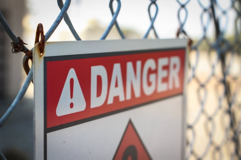Warnschild "Danger"