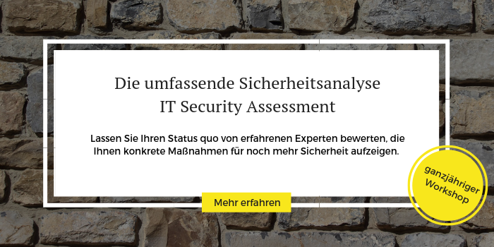 Anmeldung zum IT Security Training