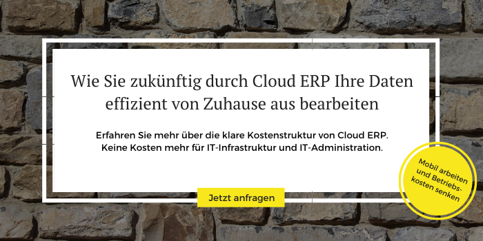 Mit Cloud ERP sicher und effizient im Homeoffice arbeiten