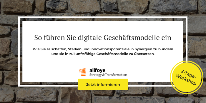 Workshops für innovative Geschäftsmodelle der Allfoye Managementberatung