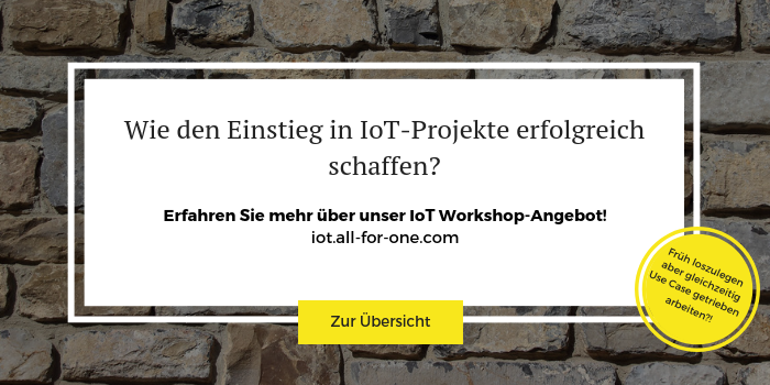 Mehr Informationen zum Angebot der IoT-Workshops