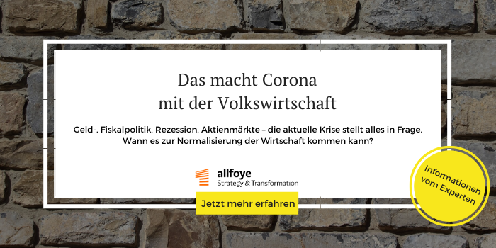 Podcast der Allfoye zum Thema Corona und Volkswirtschaft