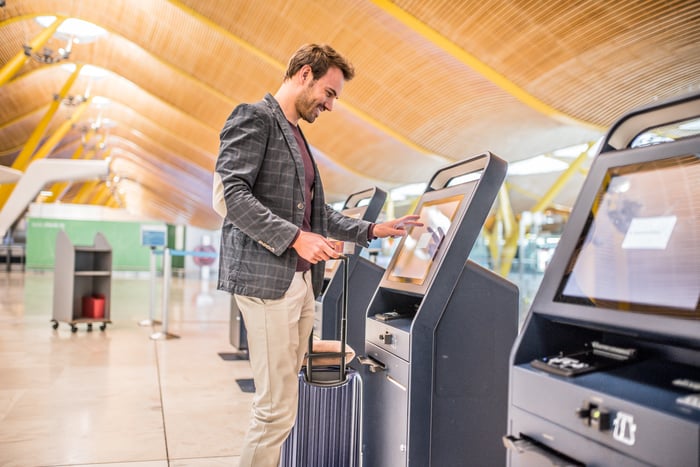 Beim Check-in vorgesehen: Gepäck mit RFID-Chips