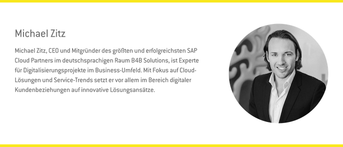Customer Experience Experte Michael Zitz von B4B Solutions
