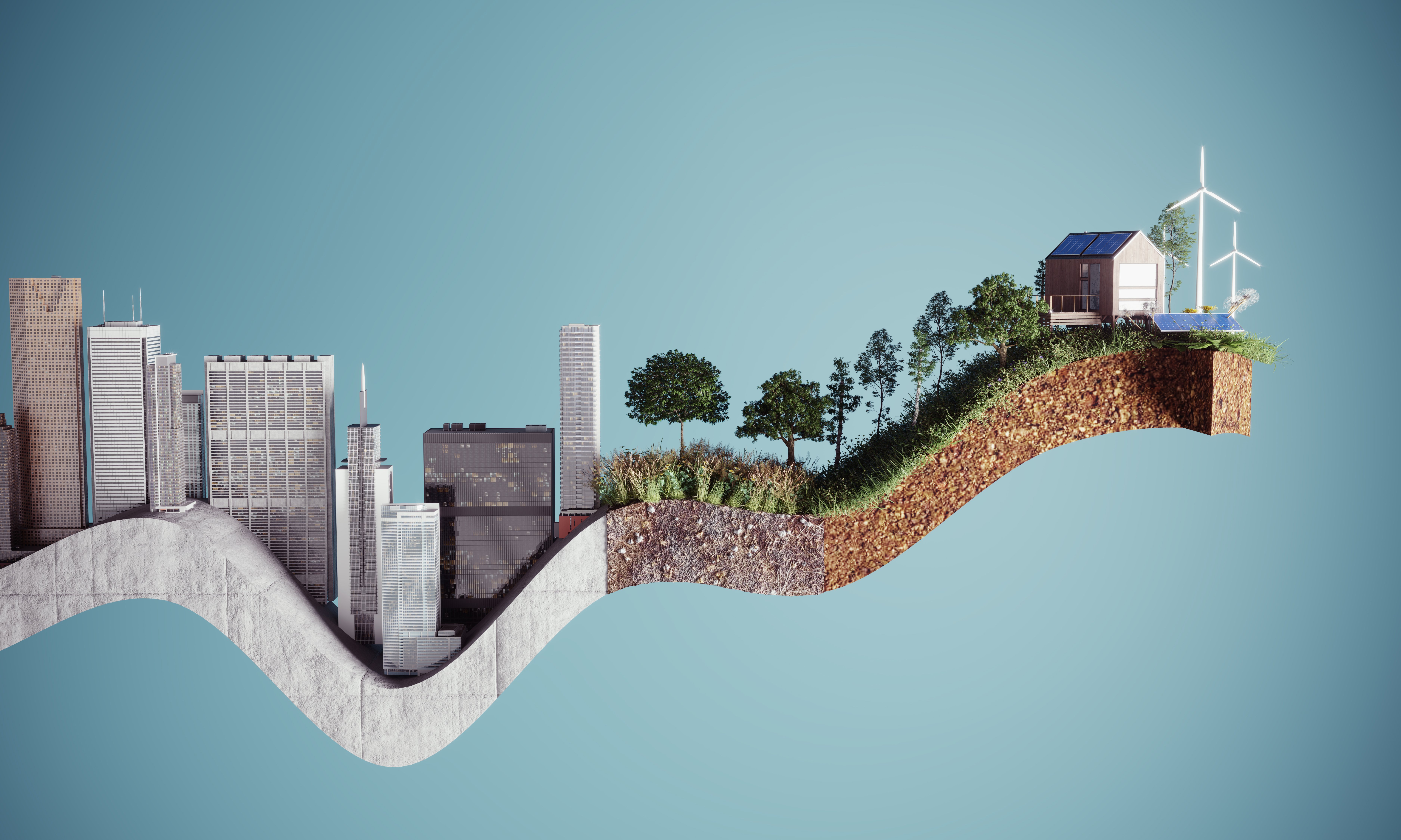 Szenisches Foto von Wirtschaft und Nachhaltigkeit: Unternehmensbeispiele aus der Nachhaltigkeit